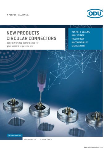 NEW PRODUCTS CIRCULAR CONNECTORS