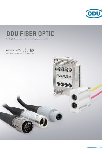 ODU Fiber Optic &ndash; Catalog