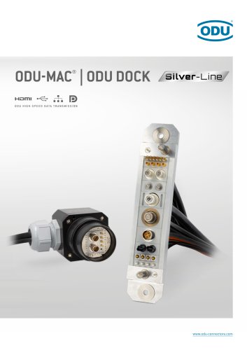 ODU-MAC&reg; Silver-Line / ODU DOCK Silver-Line &ndash; Catalog