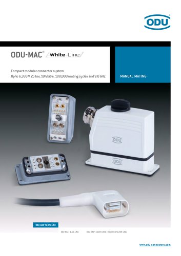 ODU-MAC&reg; White-Line &ndash; Catalog