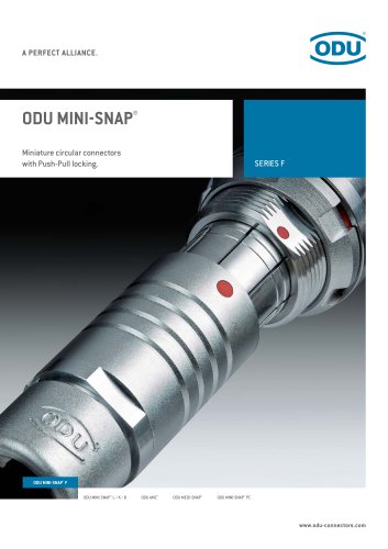 ODU MINI-SNAP® F Circular Connector Series F