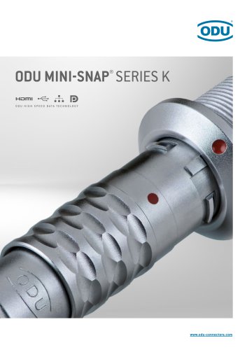 ODU MINI‐SNAP&reg; Series K &ndash; Catalog
