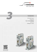 Single pole high-voltage contactor