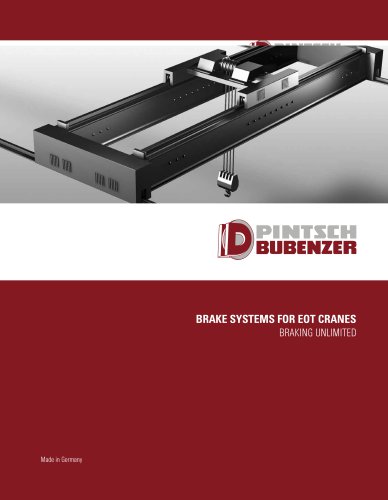 Brake System For Eot Cranes