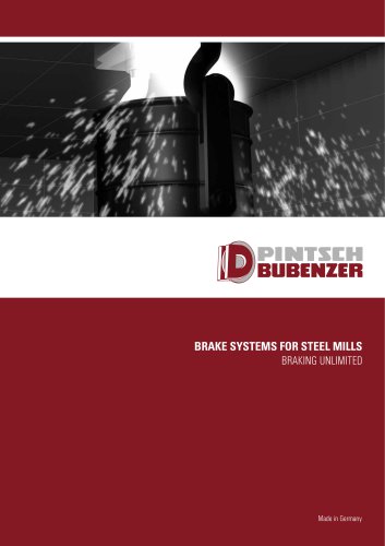 Brake systems for steel mills