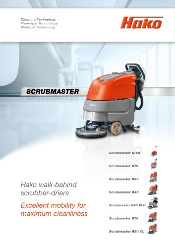 Scrubmaster walk-behind scrubber-driers