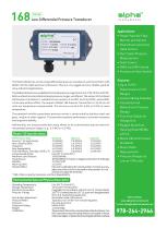 168 Low Differential Pressure Transducer