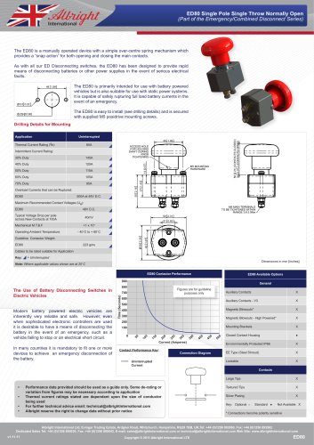 ED80 Emergency Disconnect Switch