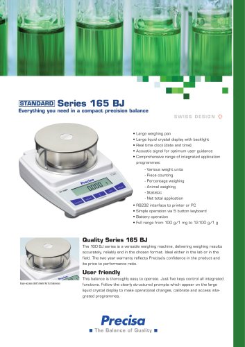 BJ 165 Series Compact balance