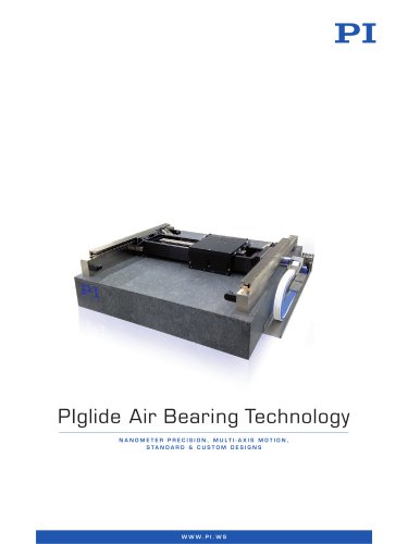 Brochure: PIglide Air Bearing Technology