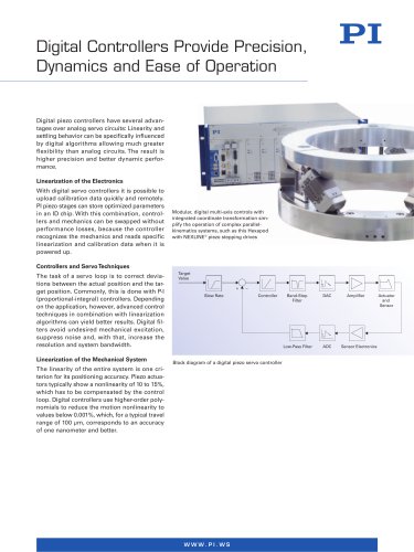 Digital Controllers Provide Precision, Dynamics and Ease of Operation