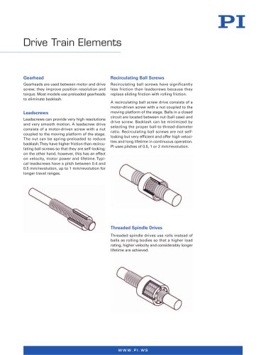 Drivetrain Elements