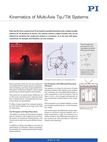 Kinematics of Multi-Axis Tip/Tilt Systems