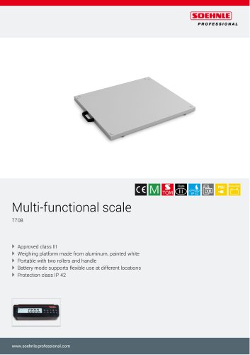 7708 Multi-functional scale