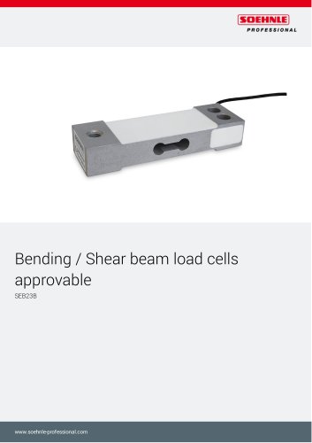 Bending / Shear beam load cells approvable SEB23B