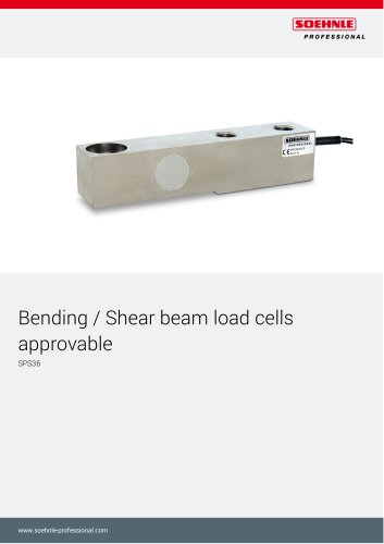 Bending / Shear beam load cells approvable SPS36