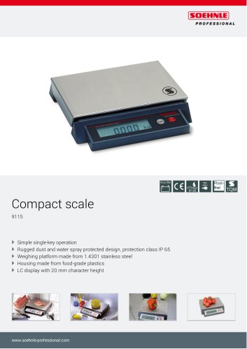 Compact scale 9115