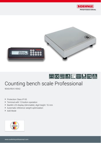 Counting bench scale Professional 9540/9541/9542