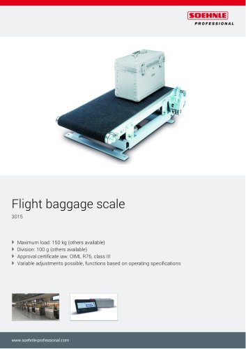 Flight baggage scale 3015