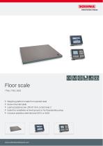 Floor scale 7766, 7783, 2823