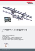 Overhead track scale approvable 7622