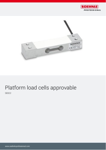 Platform load cells approvable SEB22