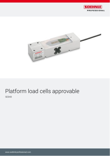 Platform load cells approvable SEB4B