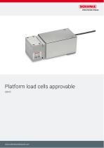 Platform load cells approvable SEB4C