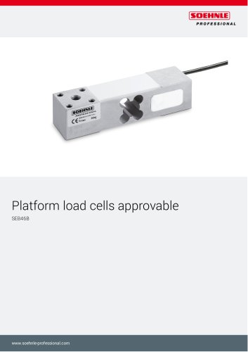 SEB46B Platform load cells approvable