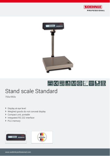 Stand scale Standard 793x/993x