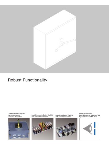 Load Break Switches / Changeover Switches