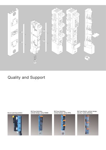 NH Fuse-Switches - vertical design