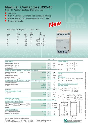 Modular Contactors R32-40