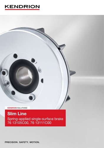 Spring-applied brake - Slim Line (English)