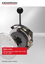 Spring-applied brake - Vario Line (English)