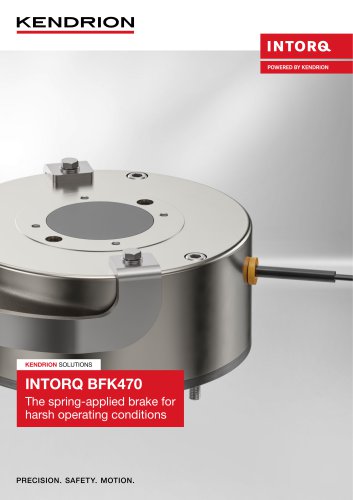 Spring-applied-brakes INTORQ BFK470