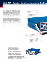 CMC 353 - La solución de prueba de relés trifásicos compacto y versátil - 2