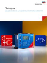 CT Analyzer - Evaluación, calibración y pruebas de los transformadores de corriente