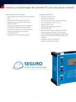 CT Analyzer - Evaluación, calibración y pruebas de los transformadores de corriente - 2