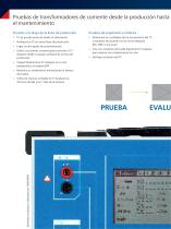 CT Analyzer - Evaluación, calibración y pruebas de los transformadores de corriente - 4