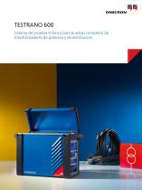 TESTRANO 600-Sistema de pruebas trifásico para pruebas completas de transformadores de potencia y de distribución - 1