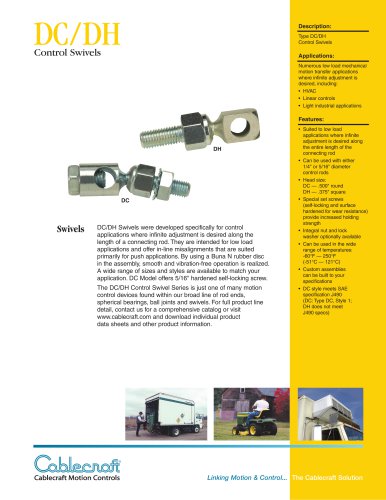 DC/DH Control Swivels