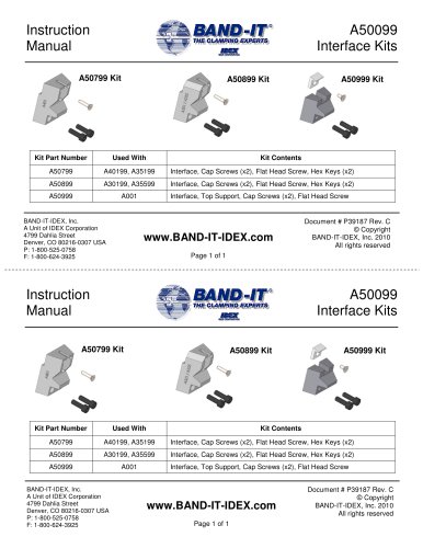 A50099 Interface Kits