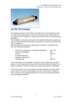 DC Oil Coolers brochure