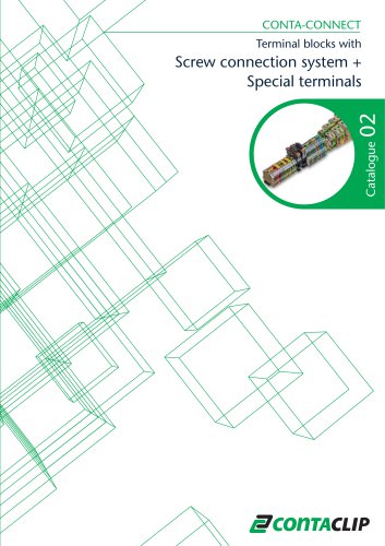 Screw connection system + Special terminals