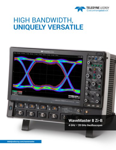 WaveMaster 8 Zi-B 4 GHz &ndash; 20 GHz Oscilloscopes