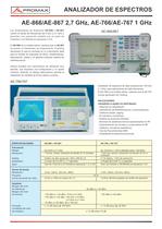 AE-766, AE-767 Analizador de espectros - 1