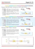 Digital To TV (DTTV) Cabecera para distribución de TV en DVB-T - 8