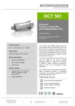 data sheet DCT 561