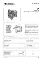 1P BOMBAS DE ENGRANAJES EXTERNOS - 1